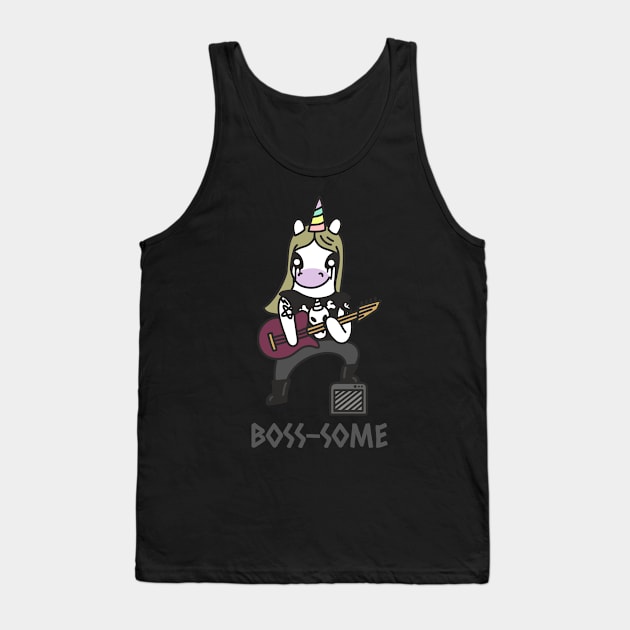 Gift for Boss Boss-Some Awesome Tank Top by Flippin' Sweet Gear